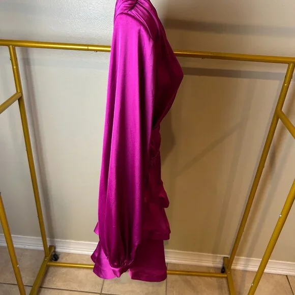 STRUT AND BOLT  SATIN MINI DRESS (L) - Picture 8 of 16